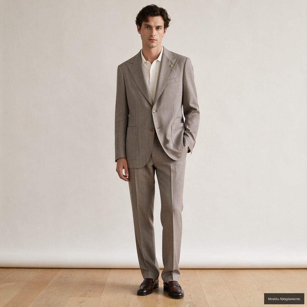 ALESSANDRO GILLES ABITO GESSATO A710P23753AGPE26 COL.BEIGE - P/E 26 - AI 2