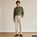 ALEA CAMICIA MANICA LUNGA STDIR00LW_1644 COL. 24  VERDE MILITARE - P/E 26 - AI 1