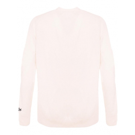 SAINT BARTH - MAGLIONE UOMO BIANCO RICAMO CHAMPAGNE E MONTAGNE 
HER0001-EMNC16
A/I 20