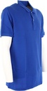 BROOKSFIELD MAN, POLO SHIRT, S.S., PLAIN COTTON  201A.A068 7284 COL. ROYAL BLUE - P/E 23