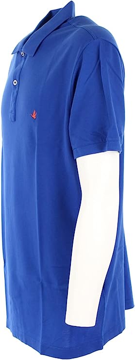BROOKSFIELD MAN, POLO SHIRT, S.S., PLAIN COTTON  201A.A068 7284 COL. ROYAL BLUE - P/E 23