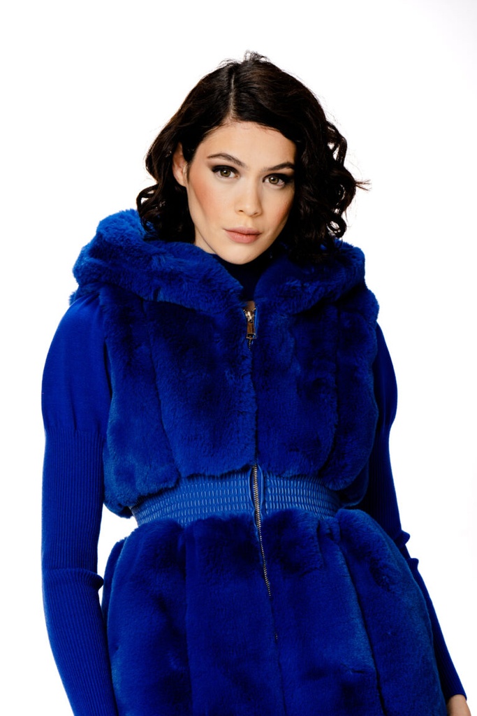 NOSECRETS GILET PELLICCIA 233NS202-CURACAO - A/I 23